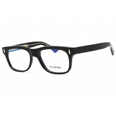 Cutler And Gross Unisex Eyeglasses - Black/Crystal Frame Clear Lens | CGOP136258 001