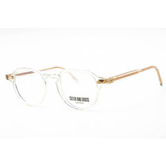 Cutler And Gross Unisex Eyeglasses - Crystal Round Shape Frame Clear Lens | CG1313 002