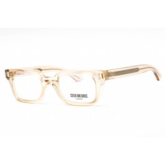 Cutler And Gross Unisex Eyeglasses - Nude Rectangular Frame Clear Lens | CG1306 004