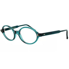 Cutler and Gross Unisex Eyeglasses - Petrol Plastic Frame | 1024-PET-C-49-20-145