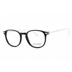 Cutler And Gross Unisex Eyeglasses - Silver/Black/Metallic/Gunmetal Frame | CG1303 001