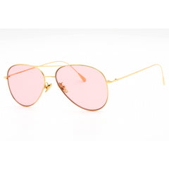 Cutler and Gross Unisex Sunglasses - Full Rim Gold Metal Aviator | CG1266GPLS 002