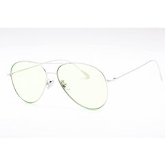 Cutler and Gross Unisex Sunglasses - Full Rim Silver Metal Aviator | CG1266PPLS 002