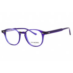 Cutler And Gross Women's Eyeglasses - Purple Rectangular Frame Clear Lens | CG1312 004