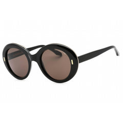Cutler and Gross Women's Sunglasses - Black Oval Shape Frame Grey Lens | CG1327S 001