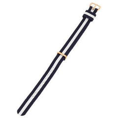 Daniel Wellington BDW-1008DW Women's Classy Glasgow 13mm Nato Navy Blue & White