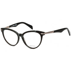 Diesel Women's Eyeglasses - Full Rim Black and Grey Cat Eye Shape Frame | DL5193 005