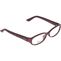 Dior Women's Eyeglasses - Shiny Purple Plum Plastic Oval Frame | DIOR CD7069J 0LK2