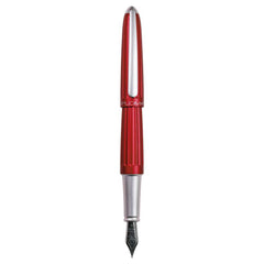 Diplomat Fountain Pen - Aero Red Aluminum with Stainless Steel Broad Nib | D40308028