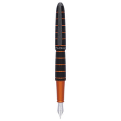 Diplomat Fountain Pen - Elox Black/Orange Aluminum, Broad | D40351028