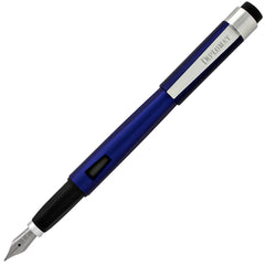 Diplomat Fountain Pen - Magnum Indigo Blue Resin Snap On Cap, Broad Nib | D40904028