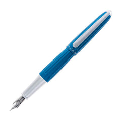 Diplomat Fountain Pen - Medium Nib Aero Blue Aluminum | D40306025