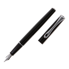 Diplomat Traveller Fountain Pen - Black Lacquer