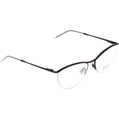 Dkny Women's Eyeglasses - Black Metal Half Rim Frame Demo Lens | DKNY DK1015 001