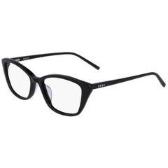 DKNY Women's Eyeglasses - Black Rectangular Full-Rim Plastic Frame | DKNY DK5002 1