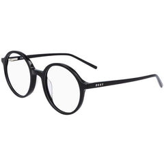 DKNY Women's Eyeglasses - Black Round Full-Rim Plastic Frame | DKNY DK5026 1