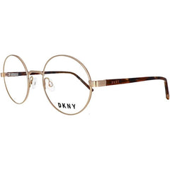 DKNY Women's Eyeglasses - Rose Gold Round Full-Rim Metal Frame | DKNY DK3003 770