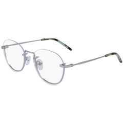 DKNY Women's Eyeglasses - Silver Round Rimless Metal Frame | DKNY DK1000 30