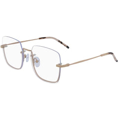 DKNY Women's Eyeglasses - Taupe Square Rimless Metal Frame | DKNY DK1001 272