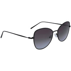 Dkny Women's Sunglasses - Black Metal Butterfly Frame Grey Grad Lens | DKNY DK104S 001