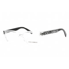 Dolce & Gabbana Men's Eyeglasses - Crystal Plastic Rectangular Frame | 0DG5102 3133