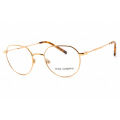 Dolce & Gabbana Unisex Eyeglasses - Full Rim Oval Shape Gold Metal Frame | 0DG1349 02