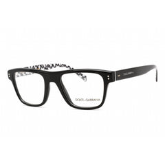 Dolce & Gabbana Women's Eyeglasses - Black Plastic Rectangular Frame | 0DG3362 3389