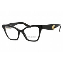 Dolce & Gabbana Women's Eyeglasses - Cat Eye Shape Black Plastic Frame | 0DG3369 501