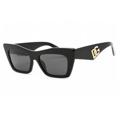 Dolce & Gabbana Women's Sunglasses - Full Rim Black Plastic Cat Eye | 0DG4435 501/87