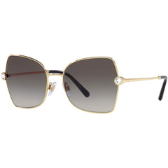 Dolce & Gabbana Women's Sunglasses - Gradient Grey Lens Gold Frame | 0DG2284B 02/8G