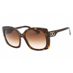 Dolce & Gabbana Women's Sunglasses - Havana Frame Brown Gradient Lens | 0DG4385 502/13