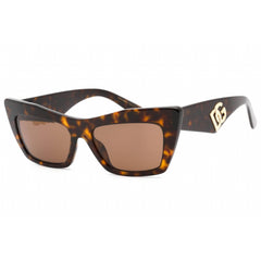 Dolce & Gabbana Women's Sunglasses - Havana Plastic Cat Eye Frame | 0DG4435 502/73