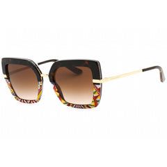 Dolce & Gabbana Women's Sunglasses - Havana/Print Carretto Frame | 0DG4373 327813