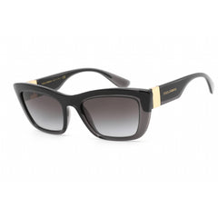 Dolce & Gabbana Women's Sunglasses - Transparent Grey/Black Cat Eye | 0DG6171 32578G