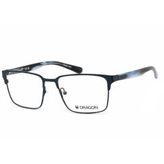 Dragon Men's Eyeglasses - Matte Navy Rectangular Frame Clear Demo Lens | DR2027 413