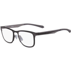 Dragon Men's Eyeglasses - Satin Gunmetal/Grey Square Frame | DRAGON DR176 WOLFE 70