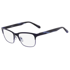 Dragon Men's Eyeglasses - Satin Navy Metal Rectangular Frame | DRAGON DR163 HEATH 403