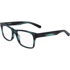 Dragon Men's Eyeglasses - Teal Horn Rectangular Full-Rim Frame | DRAGON DR132 419