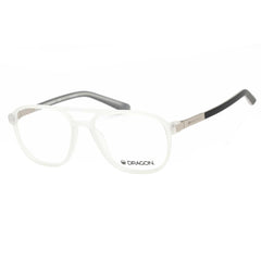 Dragon Unisex Eyeglasses - Matte Crystal Aviator Acetate Full Rim Frame | DR2005 971