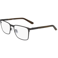 Dragon Unisex Eyeglasses - Matte Gunmetal Metal Rectangular Frame | DRAGON DR2016 73