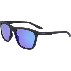 Dragon Unisex Sunglasses - Matte Black Square Shape Frame | DRAGON DR WILDER LL ION 3