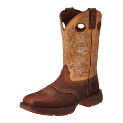 Durango Men's Western Boot - Rebel Brown and Tan Saddle Up | DB4442