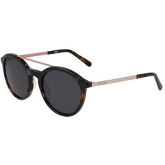 Dvf Women's Sunglasses - Dark Tort Plastic Round Frame | DVF DVF853S DANIELLE 237