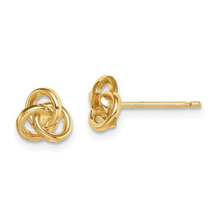 Madi K Kid's 14k  Love Knot Post Earrings