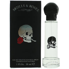 Ed Hardy Men's Eau De Toilette Spray - Skulls and Roses Authentic Fragrance, 1 oz