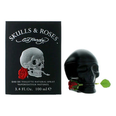 Ed Hardy Skulls & Roses by Ed Hardy, 3.4 oz Eau De Toilette Spray for Men