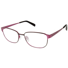 Eddie Bauer Women's Eyeglasses - Black Metal Rectangular Frame | EDDIE BAUER 32206 BK