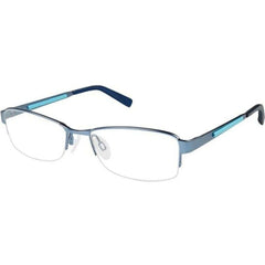 Eddie Bauer Women's Eyeglasses - Blue Metal Rectangular Frame | EDDIE BAUER 32207 BL