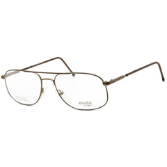 Elasta Men's Eyeglasses - Clear Lens Full Rim Brown Aviator Shape Frame | 7020 09HM 00