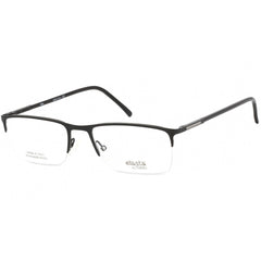 Elasta Men's Eyeglasses - Clear Lens Matte Black Rectangular Frame | E 7233 0003 00